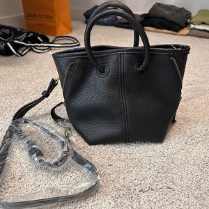 Anthropologie mini black bag